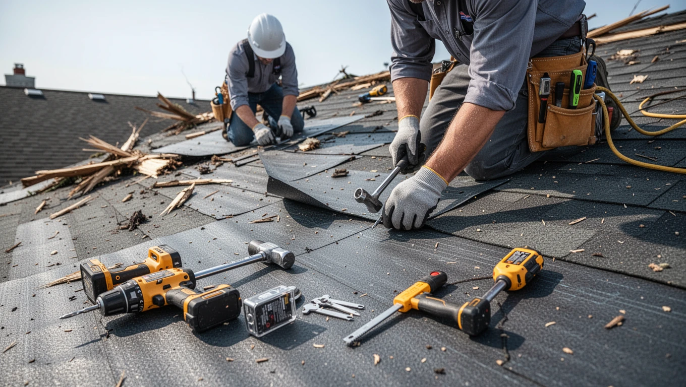 Wind Damage Roof Repair